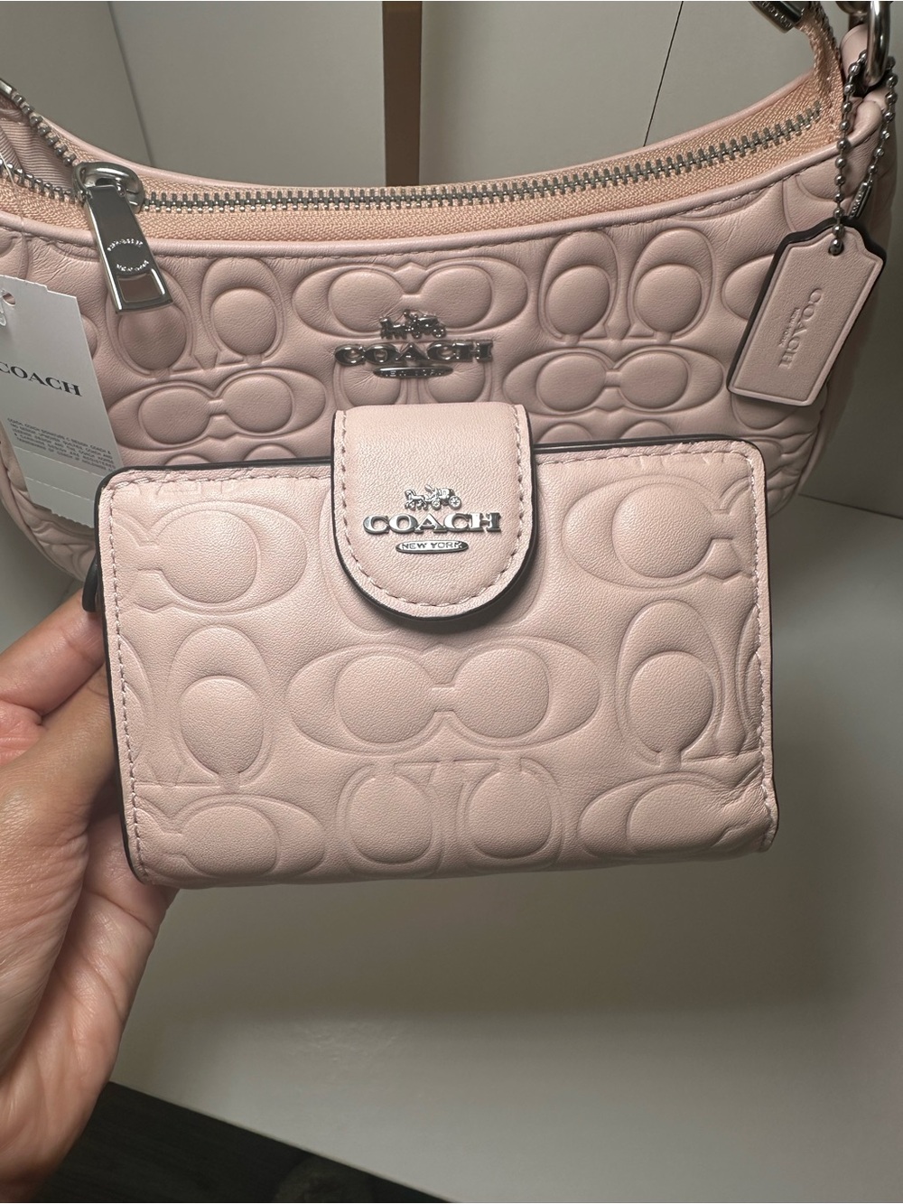 COACH Blush Pink Wallet NWT